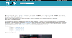 Desktop Screenshot of musee-des-jeux-video.com