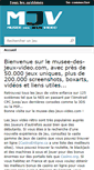 Mobile Screenshot of musee-des-jeux-video.com