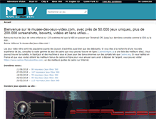 Tablet Screenshot of musee-des-jeux-video.com